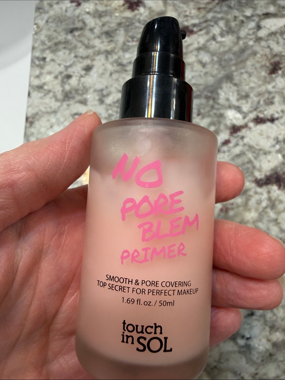 touch in SOL No Pore Blem Primer - Pink & Black Pump